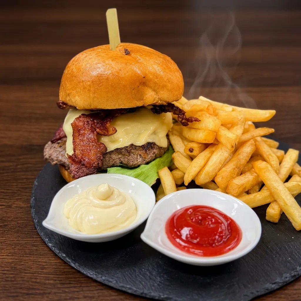 Smash Burger at The House on Queen&rsquo;s (HQ), a contemporary Canadian kitchen & bar in downtown London, Ontario